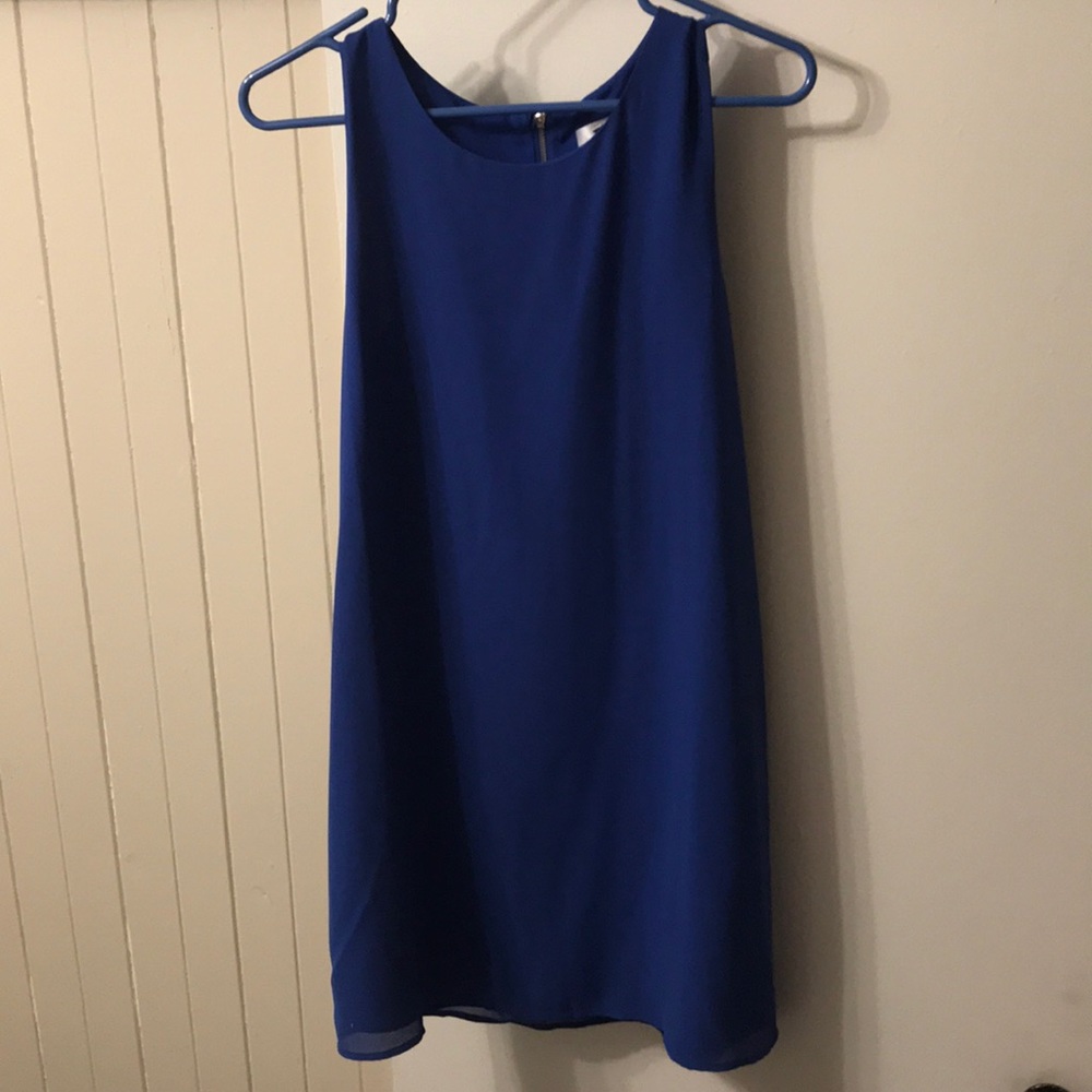 Blue shapeless dress size large